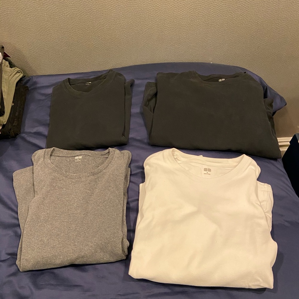 Uniqlo Long Sleeve Crew Necks Bundle